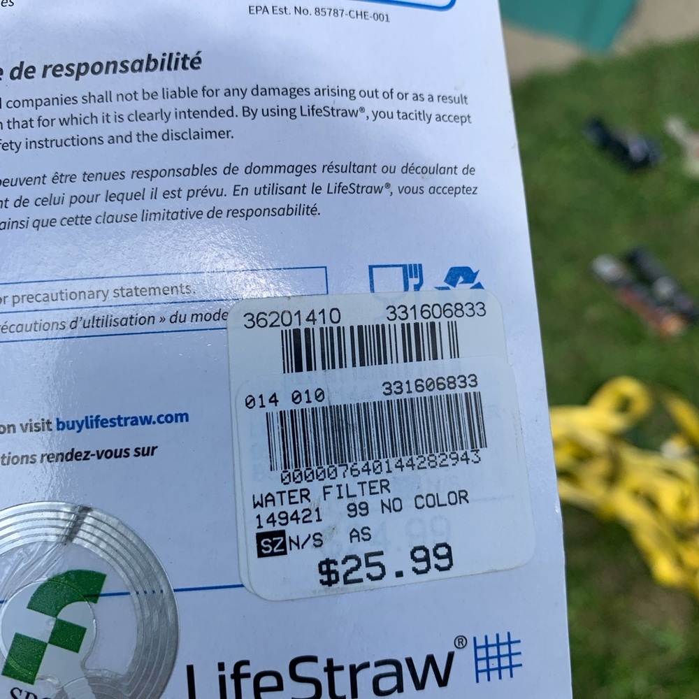 Life Straw Water Filter. Brand New. - Picture 4 of 4
